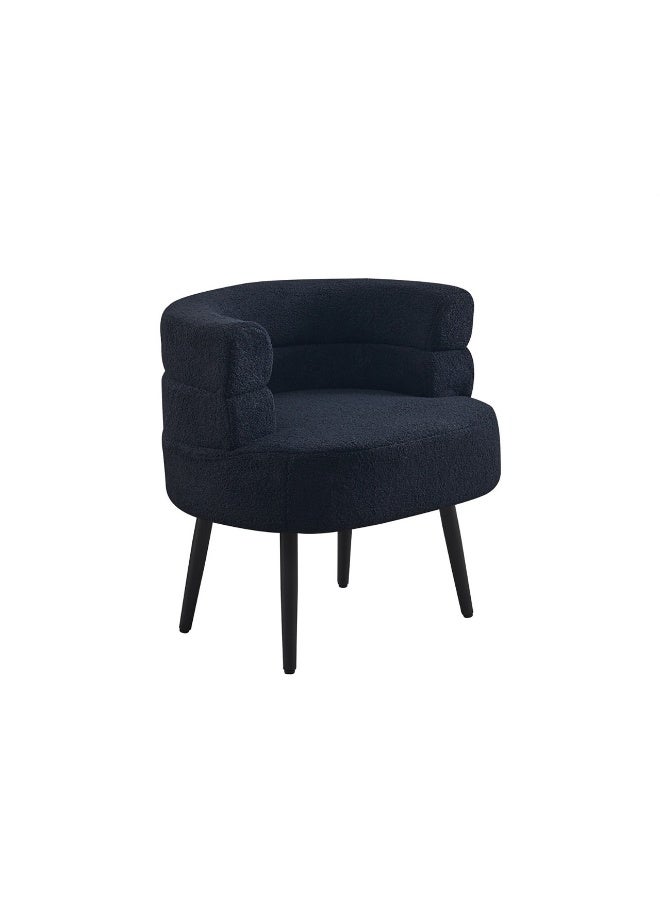 بيتي كرسي قماش بوكليه مفرد - اسود - Image 3